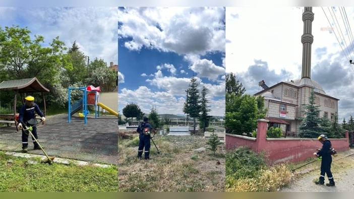 Kahramankazan Belediyesi'nden bayram öncesi temizlik seferberliği