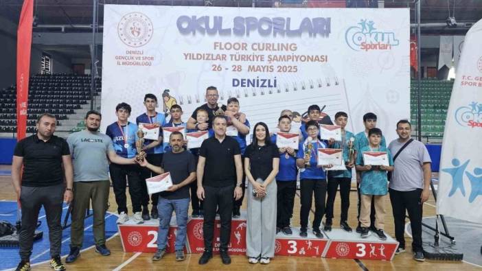 Tuzcu Mimar Sinan Ortaokulu Floor Curling'de Türkiye ikincisi oldu