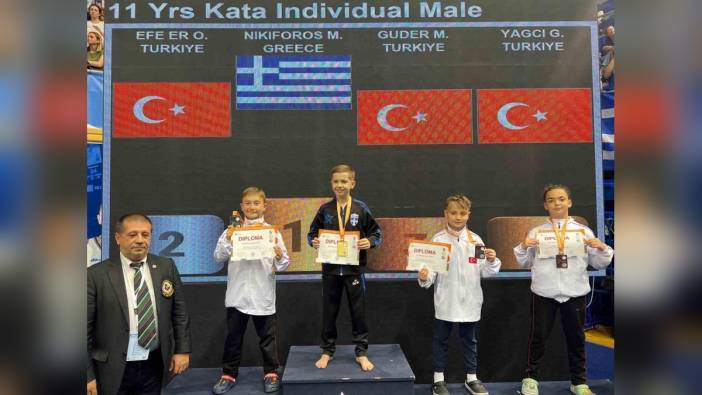 Manyas Spor Kulübü, 29. Balkan Karate Şampiyonası'nda başarı elde etti
