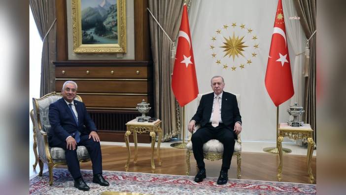 Cumhurbaşkanı Erdoğan, DSP Genel Başkanı Aksakal'ı kabul etti
