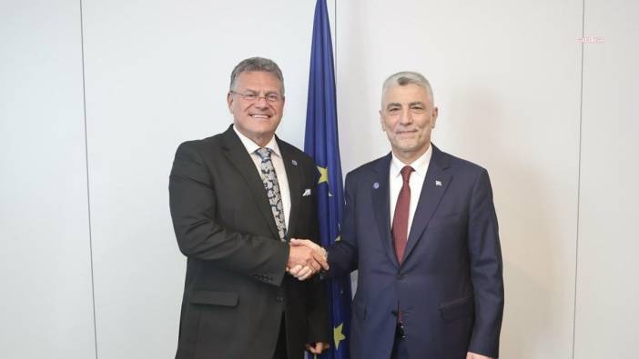 Bakan Bolat, AB Komisyoneri Sefcovic ile görüştü