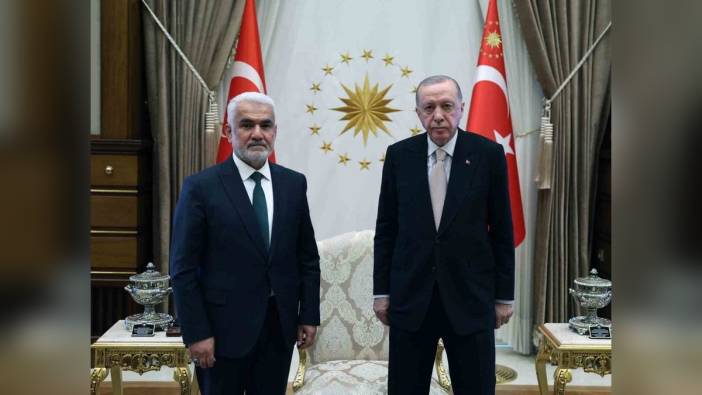 Cumhurbaşkanı Erdoğan, HÜDA PAR Genel Başkanı Yapıcıoğlu'nu kabul etti