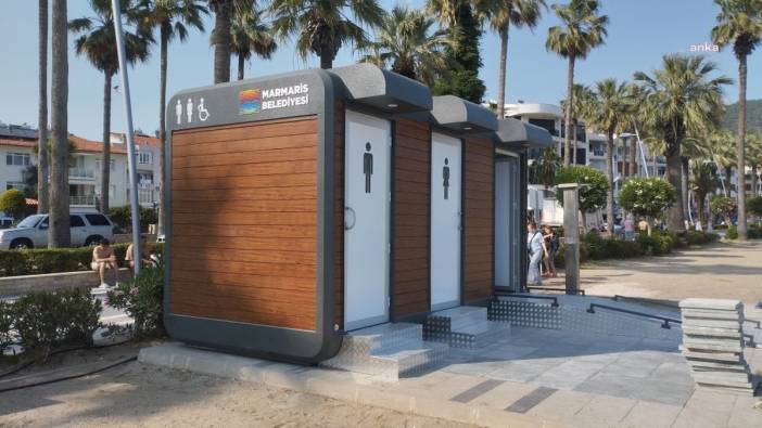 Marmaris Belediyesi halk plajını yeniliyor