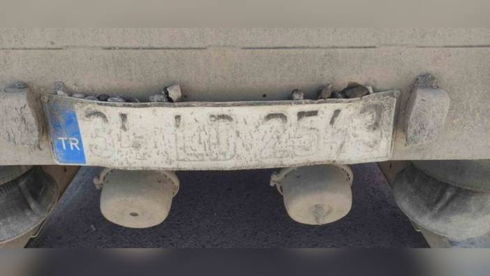 Hatay'da plakasını kapatan 430 araca 1 milyon 520 bin TL ceza