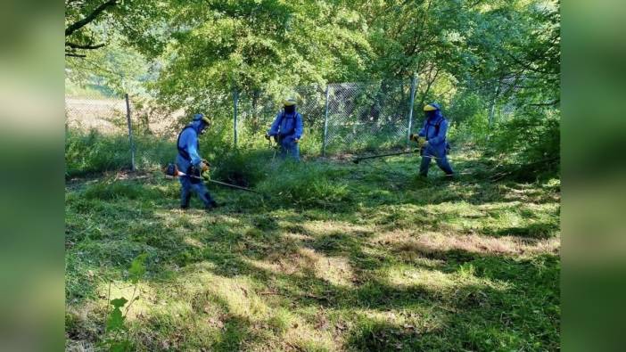 Körfez Belediyesi, Kurban Bayramı öncesi mezarlıklarda bakım çalışmalarını tamamladı