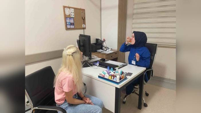 Samsun Çarşamba Devlet Hastanesi'nde inhaler eğitimleri başladı
