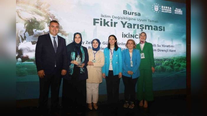 BTÜ'nün iklim değişikliği projesi, Bursa'da ikincilik ödülünü aldı