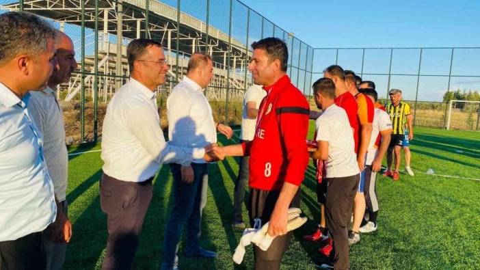 Samsat'ta kurumlar arası futbol turnuvası sona erdi