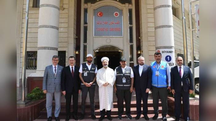 Diyanet İşleri Başkanı Erbaş, Mekke'de Suudi Arabistan Hac ve Umre Bakanı Dr. Tevfik er-Rabia ile görüştü