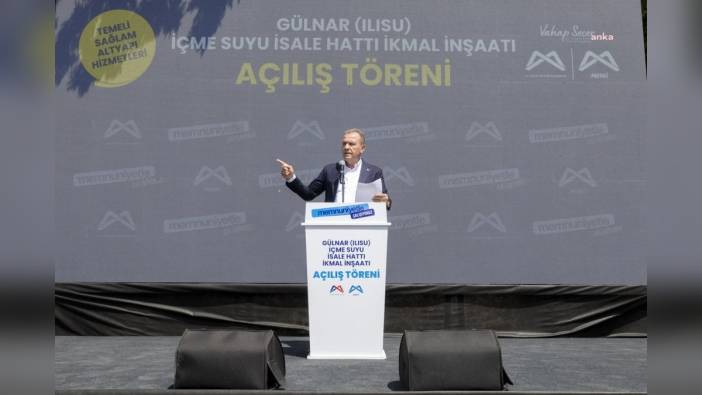 Mersin Büyükşehir Belediyesi'nden Gülnar'a Ilısu suyu