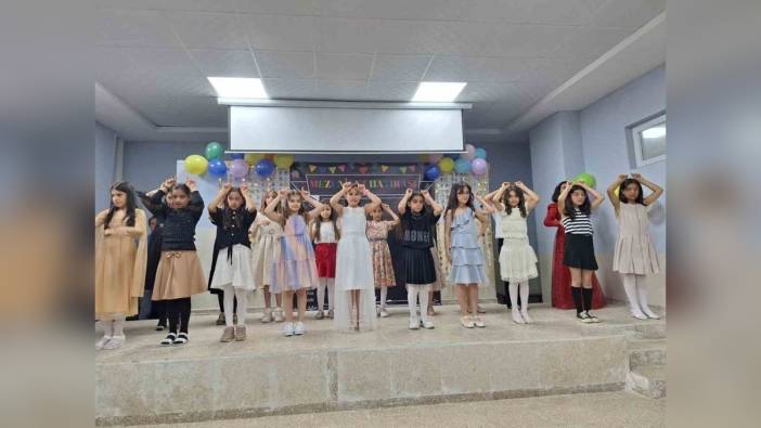 Muş Melikşah İlkokulu'nda mezuniyet coşkusu