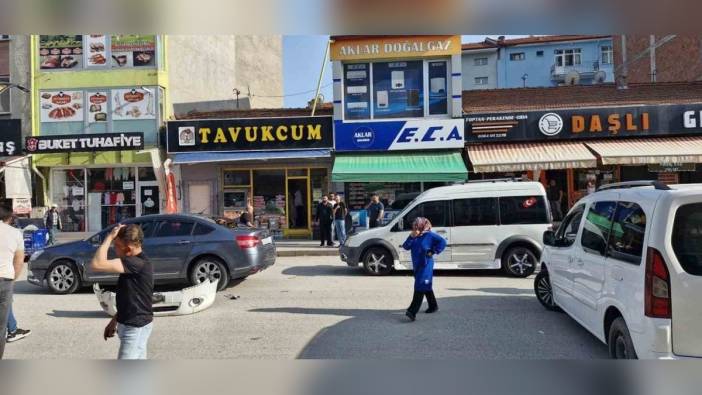 Çorum'da zincirleme kaza: 3 araçta maddi hasar