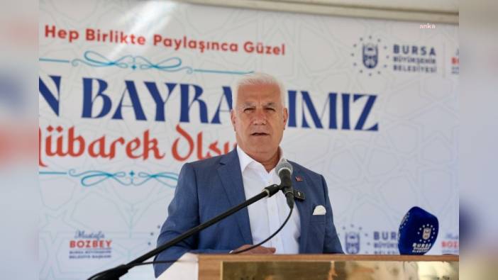 Bursa Büyükşehir Belediye Başkanı Bozbey, çalışanların Kurban Bayramı'nı kutladı