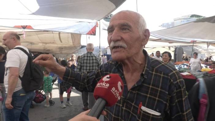 Kağıthane Çarşamba Pazarı'nda vatandaşlar ANKA'ya konuştu: 'Enflasyon onlar için düştü, bizim için düşmedi'