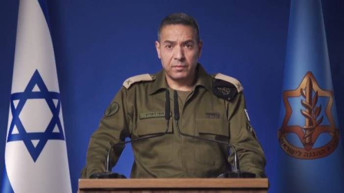 İsrail Ordu Sözcüsü Defrin'den açıklama gecikmedi