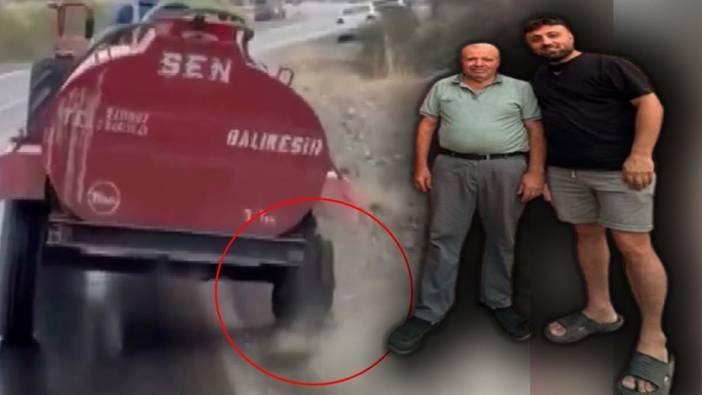 Patlak lastikle yangına su taşımıştı... İş insanından anlamlı hediye!