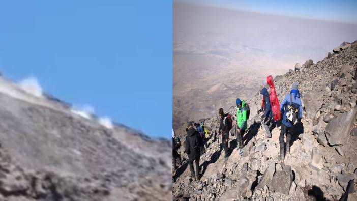 Sıcak hava kayaları yerinden oynattı