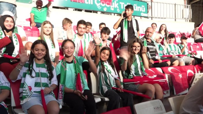 Bursaspor'da çocuklar için unutulmaz bir gün