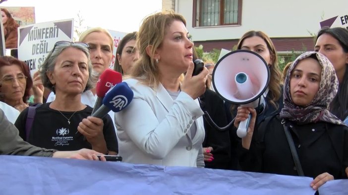 Ankara'da Başak Gürkan Arslan için kadınlardan anlamlı yürüyüş