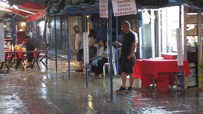 Edirne'de ani sağanak yağış