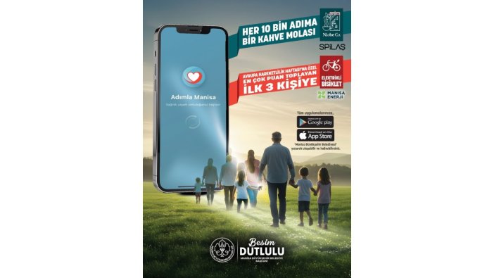Manisa, yeni uygulama ile sağlıklı yaşamı destekliyor