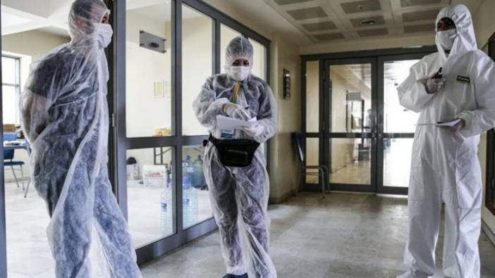 KYK yurdundaki karantina çalışmaları görüntülendi