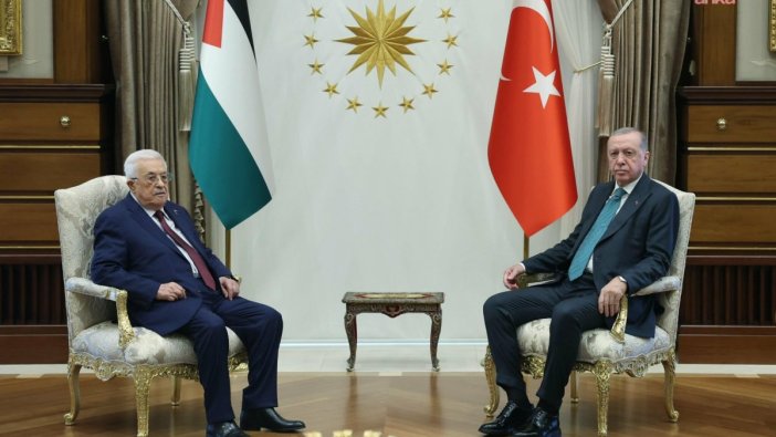 Erdoğan, Filistin lideri Abbas ile kritik görüşme gerçekleştirdi