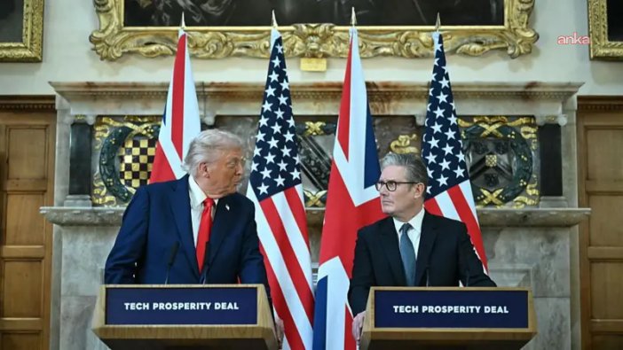 Trump ve Starmer, Chequers'ta önemli buluşmada bir araya geldi