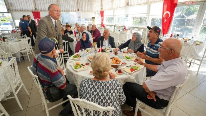 Gaziemir'de gazilere özel kahvaltı programı