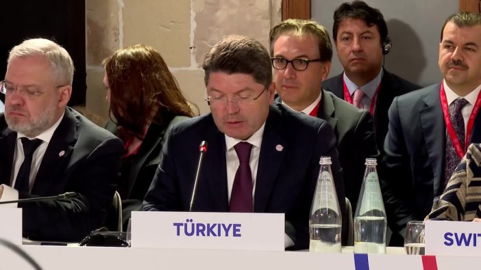 Bakan Tunç, adalet konferansında Gazze'deki dramı vurguladı