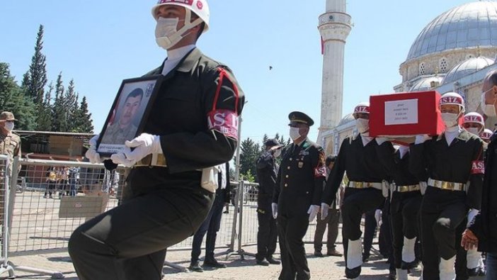 Irak'ın kuzeyinde şehit olan sözleşmeli er İnce son yolculuğuna uğurlandı