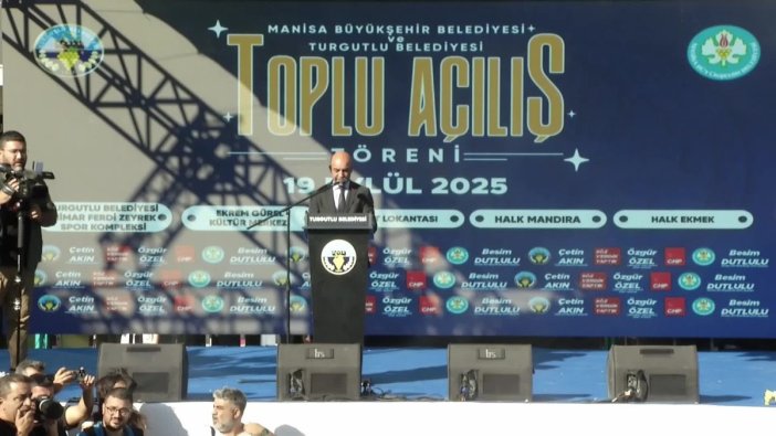 CHP lideri Turgutlu'da projelerin açılışında duygusal anlar