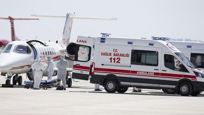 İsveç'teki Türk hasta ambulans uçakla Türkiye'ye getirildi