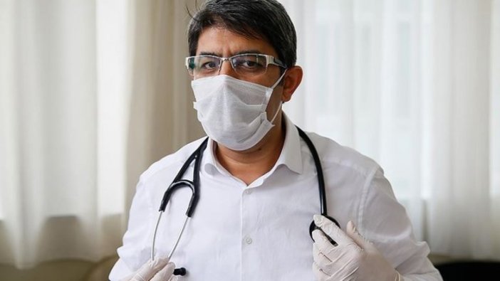 Kovid-19'u yenen profesör hastalarına koştu