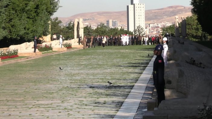 CHP heyeti Anıtkabir'de tarihi anlar yaşadı