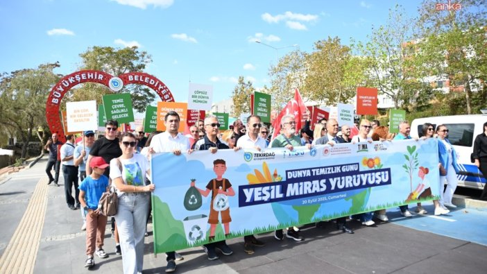 Tekirdağ'da Dünya Temizlik Günü coşkusu
