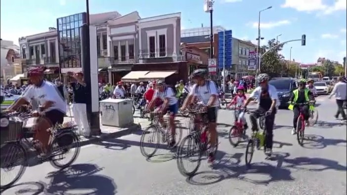 Edirne'de bisiklet tutkunları buluştu