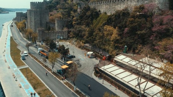 İstanbul'da sokağa çıkma kısıtlamasında yol ve meydanların bakım ve onarımı yapıldı