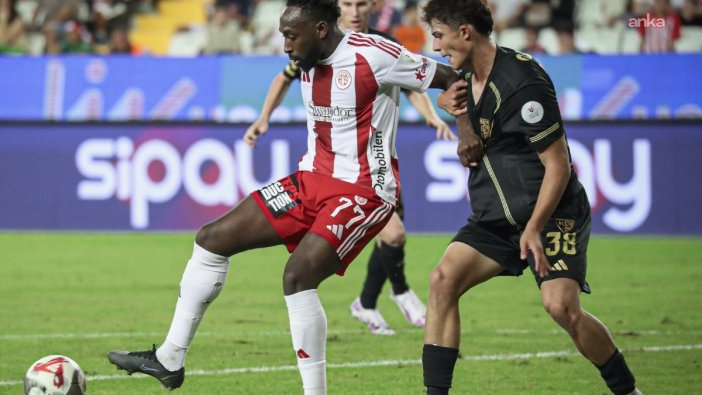 Antalyaspor, Kayserispor'la kıyasıya mücadelede berabere kaldı