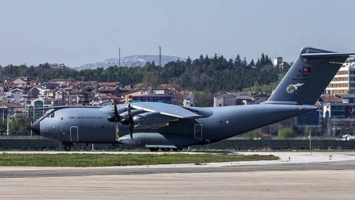 Türkiye'den ABD'ye tıbbi yardım taşıyan askeri nakliye uçağı havalandı