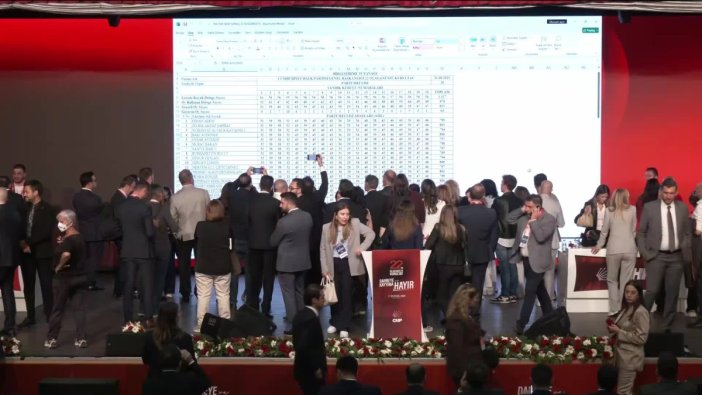 CHP Kurultayı'nda değişiklikler yaşandı