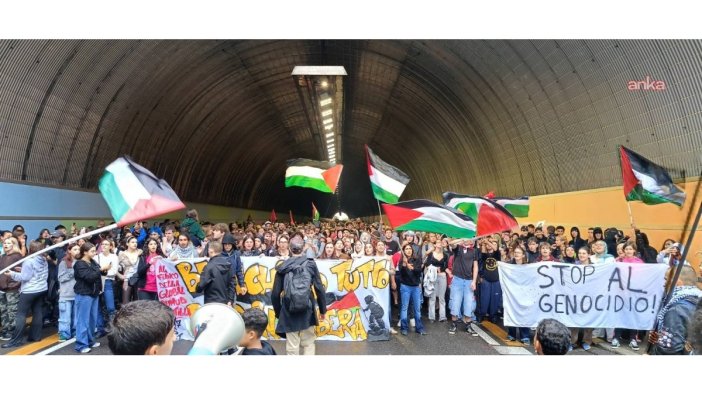 İtalya'da Filistin'e destek büyüyor