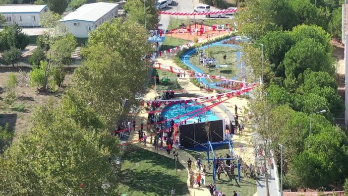 Tuzla'da yeni oyun parkı sokağı açıldı