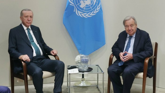 Erdoğan, BM Genel Sekreteri Guterres ile kritik bir görüşme gerçekleştirdi