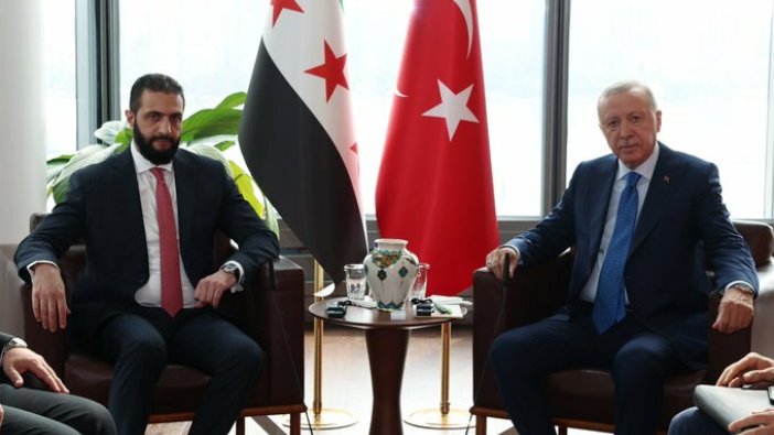 Erdoğan, New York'ta Suriye lideri Şara ile bir araya geldi