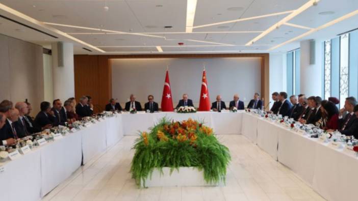 Erdoğan, ABD'li iş liderleri ile buluştu