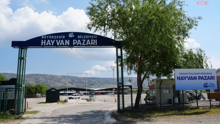 Eskişehir'de hayvan pazarı kapatıldı