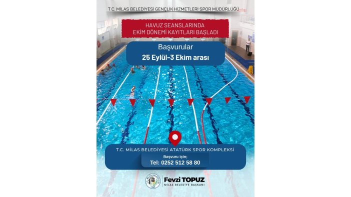 Milas'ta kış yüzme seansları için kayıtlar açıldı