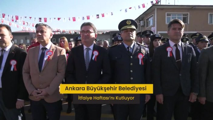 İtfaiye Haftası'nda Mansur Yavaş'a anlamlı ziyaret