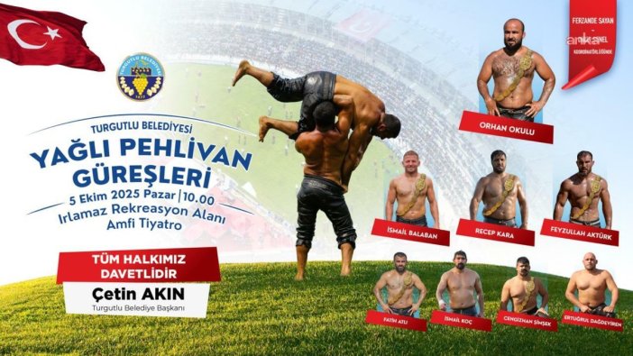 Turgutlu'da 5. Yağlı Pehlivan Güreşleri heyecanı